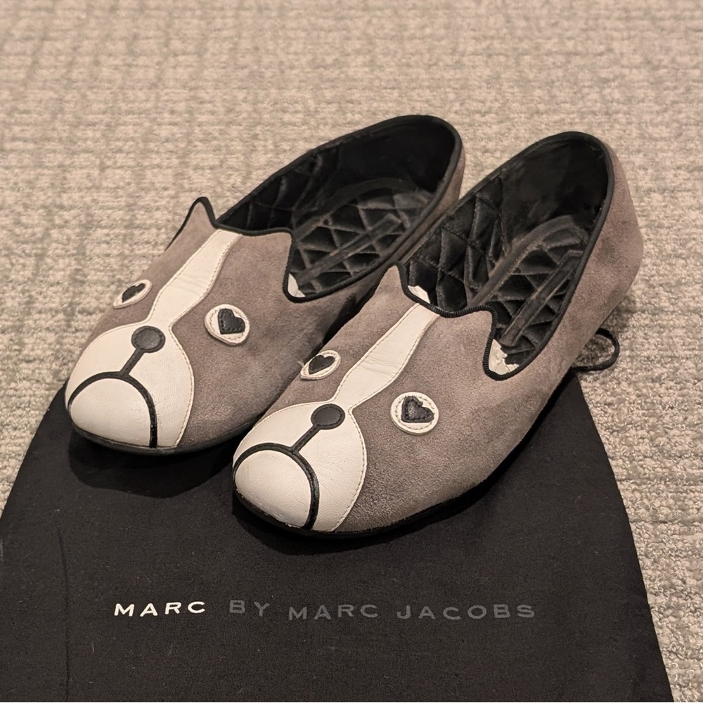🦄 Marc by Marc Jacobs Grey Mr. Pickles Loafers